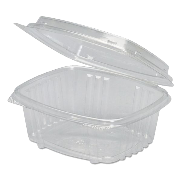 12 oz. Clear Hinged Deli Container - Pak-Man Food Packaging Supply