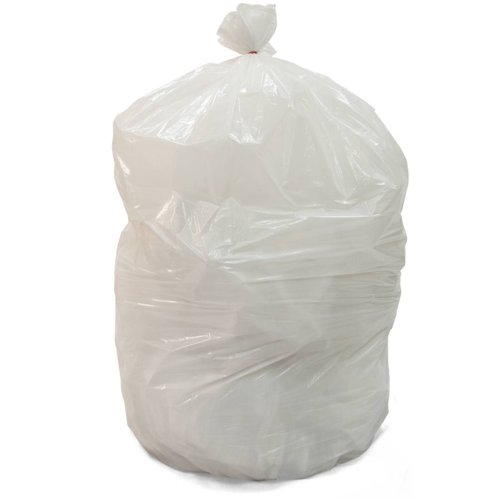 Dropship Pack Of 25 Clear Trash Bags 38 X 58 Thickness 19 Micron