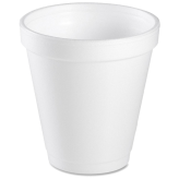 Dart 4J4 4 oz. White Customizable Foam Cup - 1000/Case