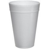 Dart 24J16 24 oz. White Customizable Foam Cup - 500/Case