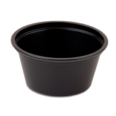 2 oz Black Souffle Cups
