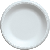 Reyma 10 inch White Foam Plates