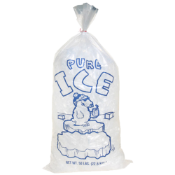 10 lb Ice Bags Without String