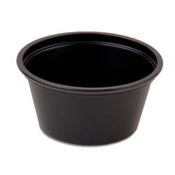 2 oz Black Souffle Cups