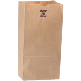 20 lb Brown Paper Bags