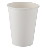 12 oz White Hot Paper Cups