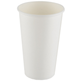 16 oz White Hot Paper Cups