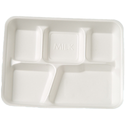 5 Compartment Cafeteria Tray