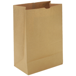 57 lb Brown Paper Bags 1/6 BBL