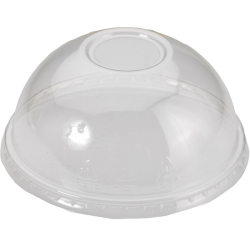 Dome Lids For  16 oz to 24 oz Clear PET Plastic Cold Cup
