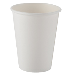 12 oz White Hot Paper Cups