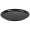 Fineline Settings 7801-BK Black Supreme 18 Round Catering Tray